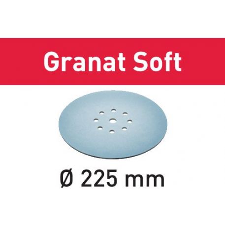 Festool Disco abrasivo STF D225 P80 GR S/25 Granat Soft